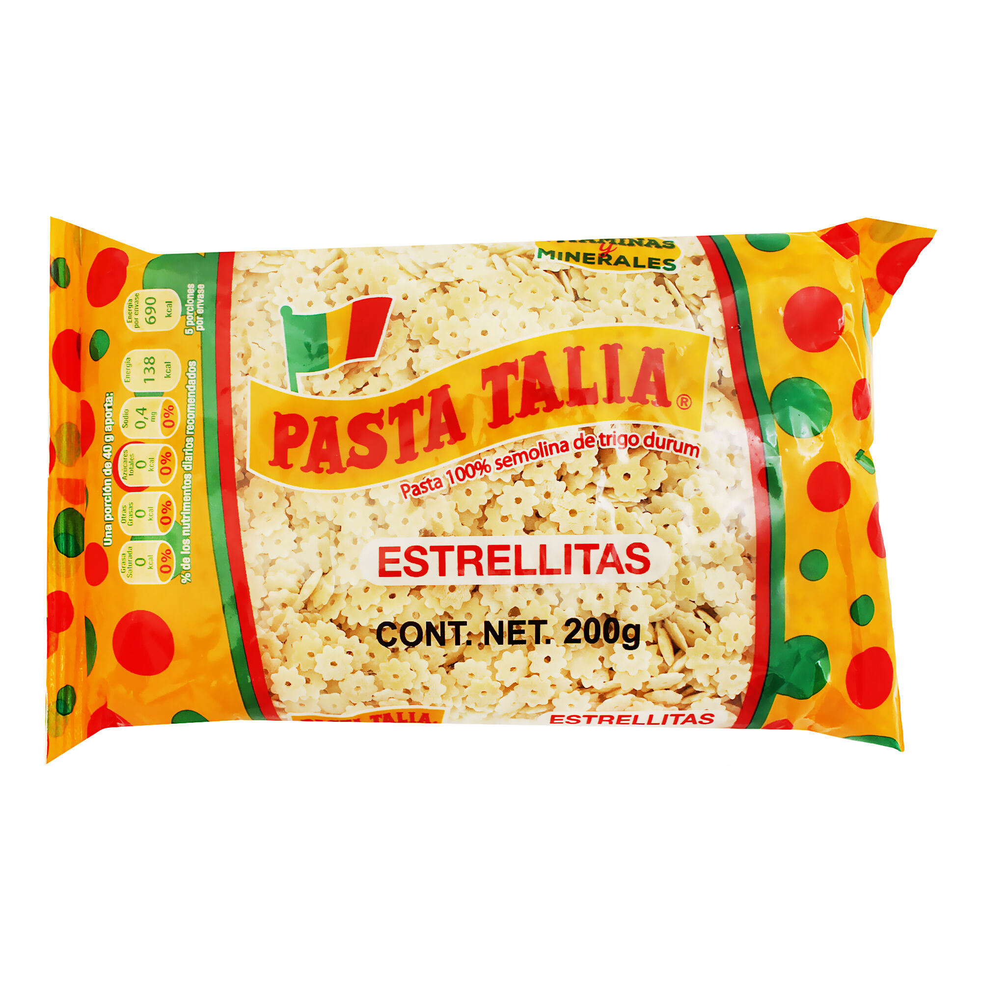 Pasta Estrellitas Talia 200.0 Gr