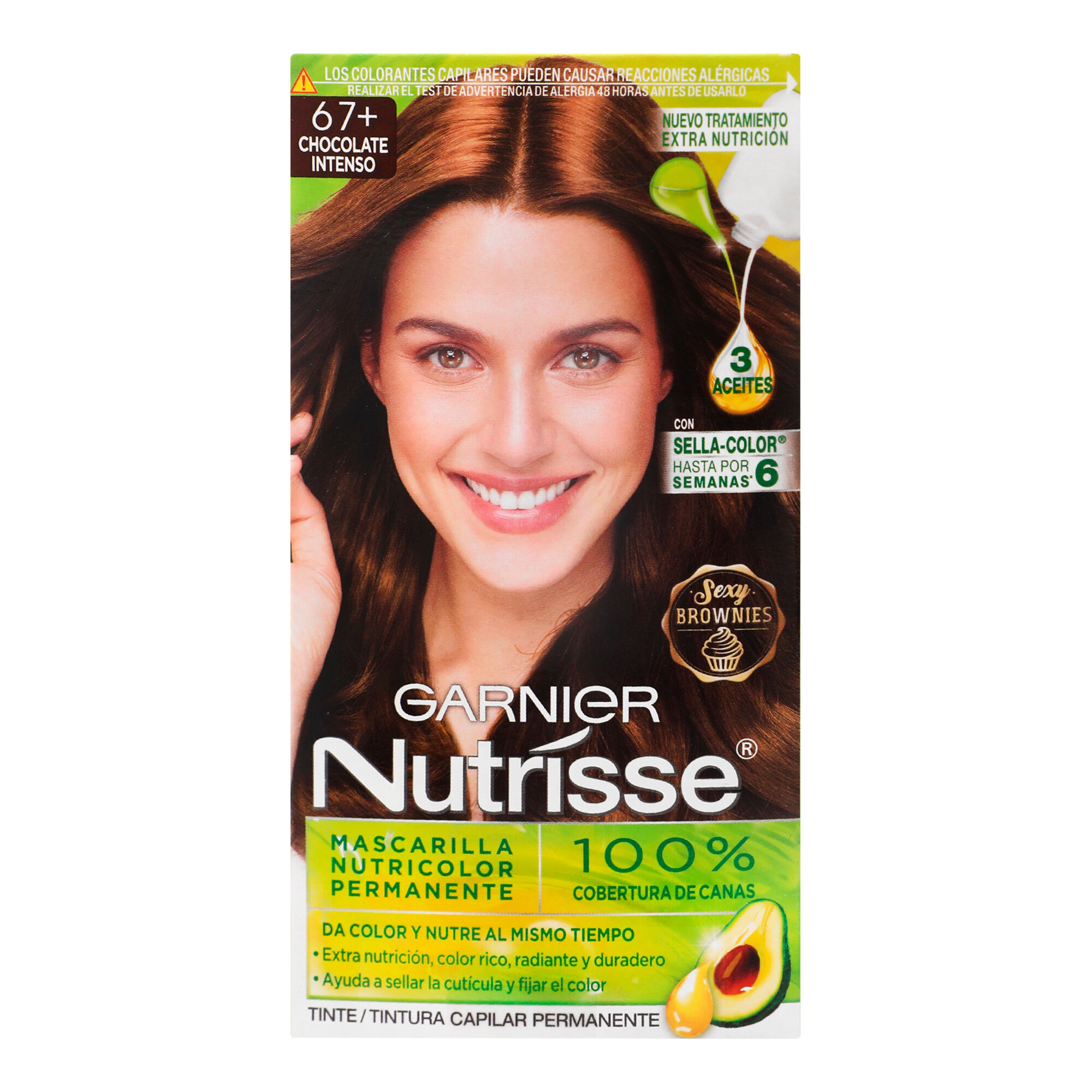 Tinte Cabello Chocolate #67p Nutrisse 1.0 Pza
