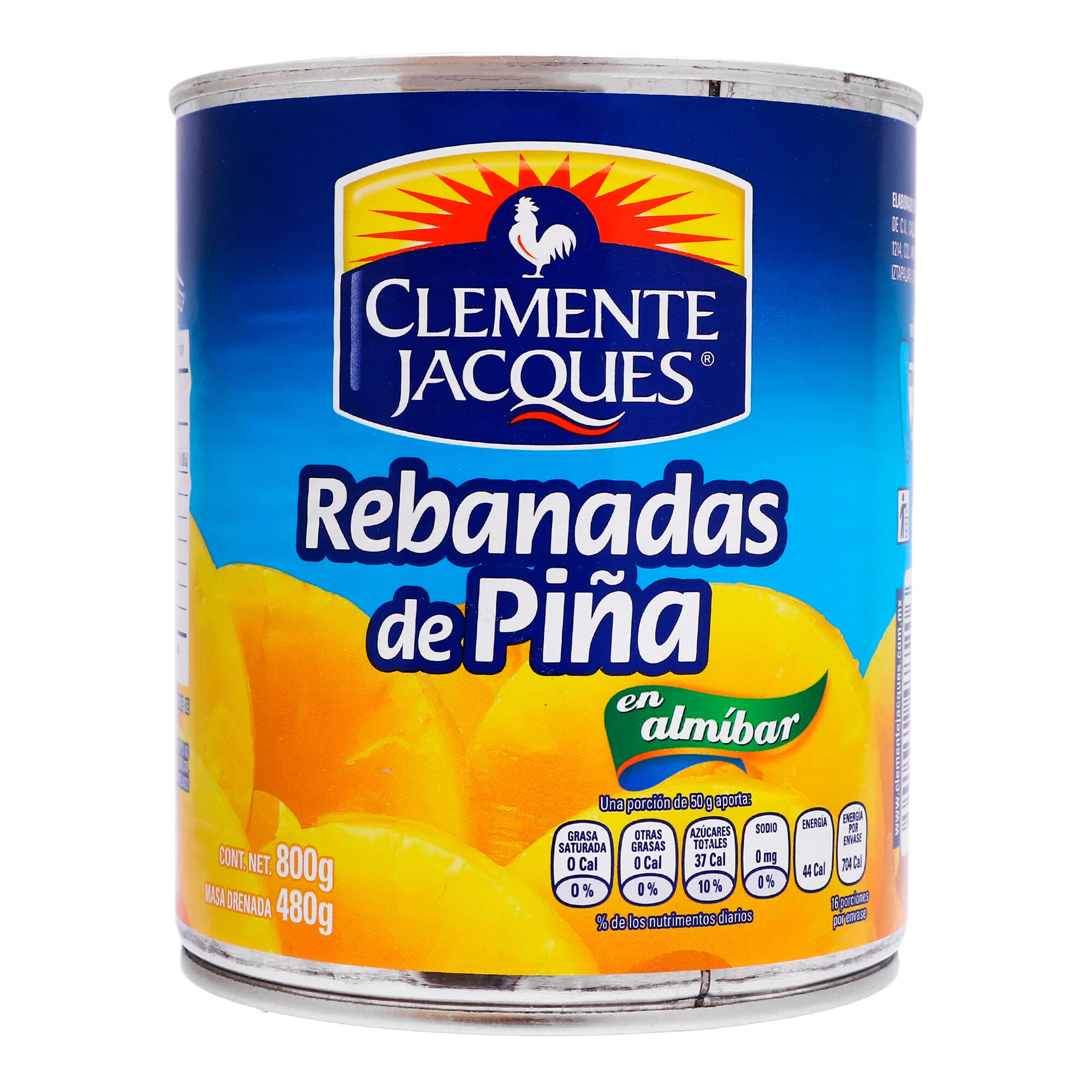 Pina En Rebanadas Clemente Jac 800.0 Gr