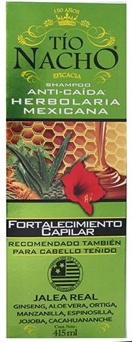Shampoo Herbolaria Mexicana Tio Nacho 415.0 Ml