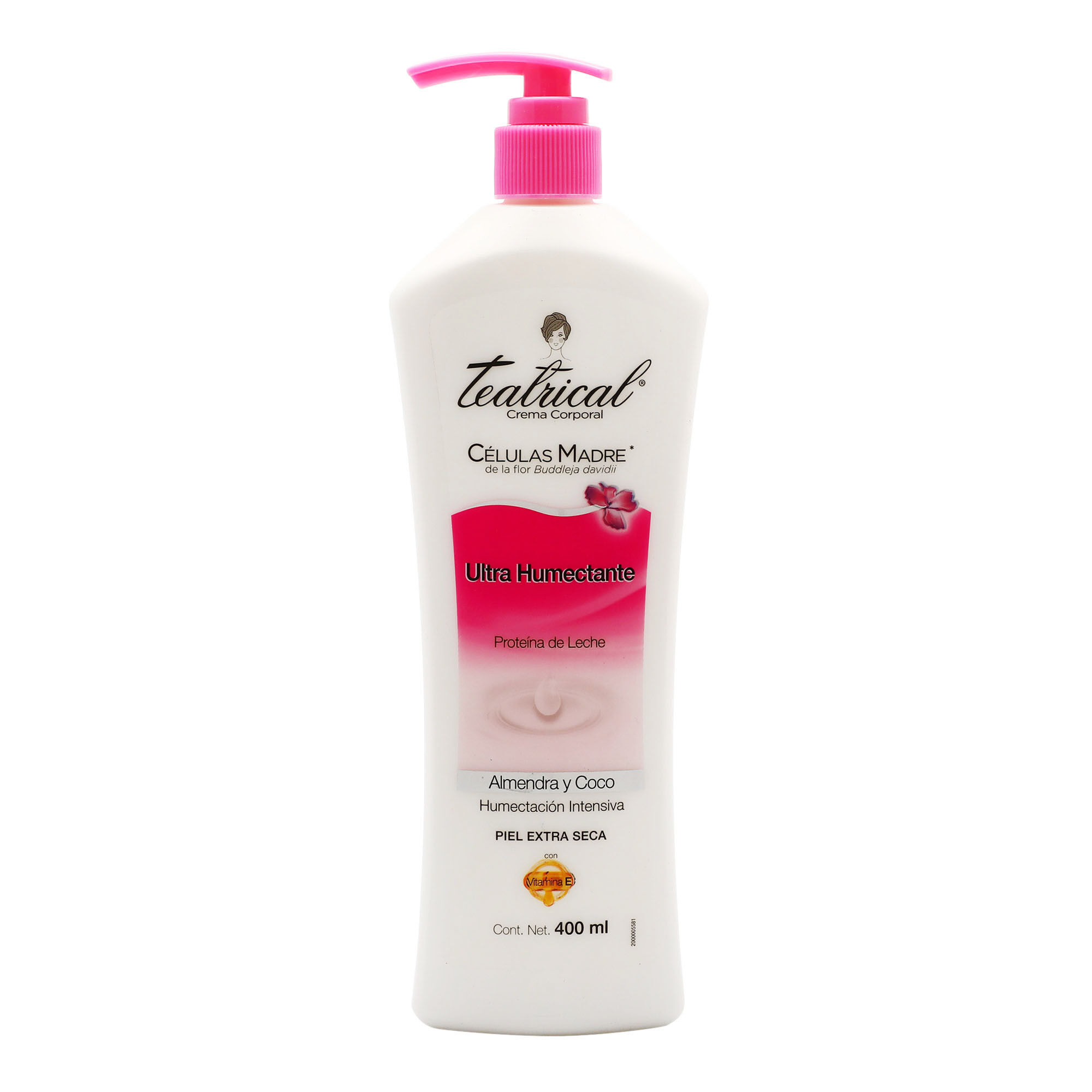 Crema Corporal Celulas Madre Ult Humec Teatrical 400.0