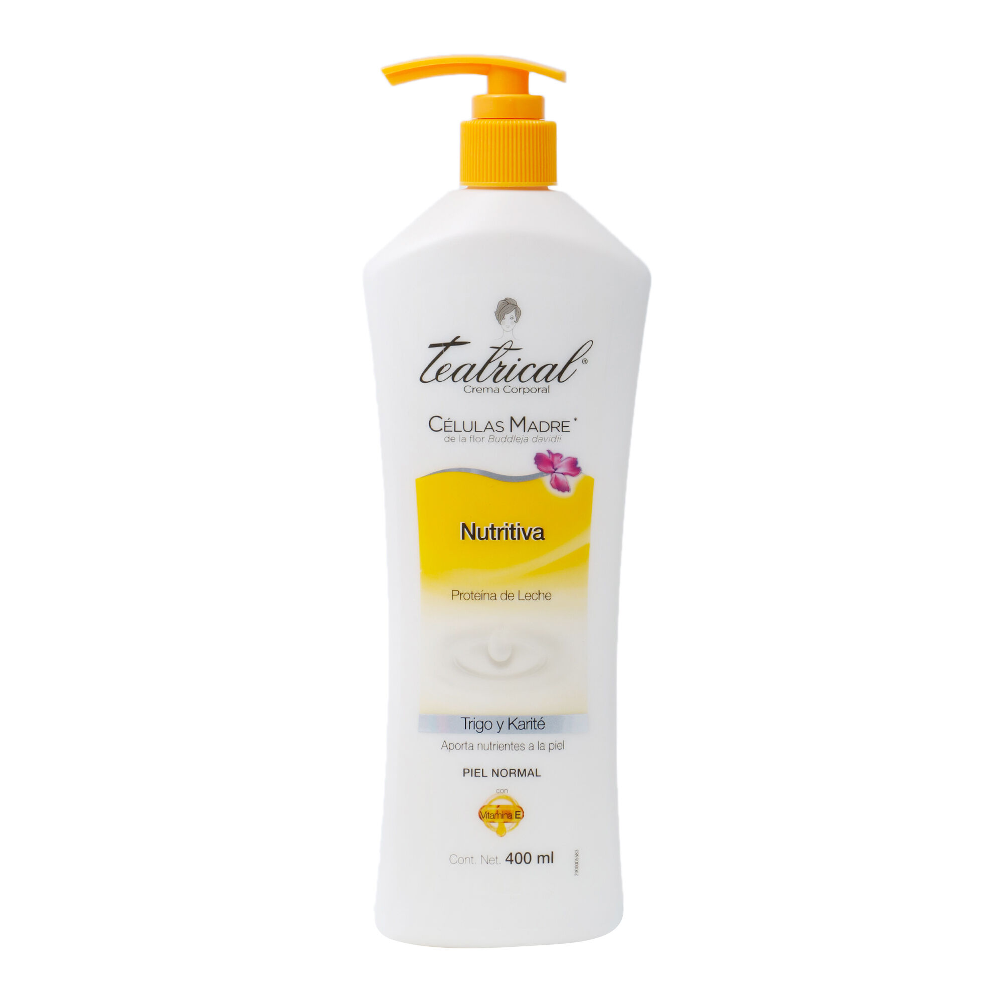 Crema Corporal Celulas Madre Nutritiva Teatrical 400.0