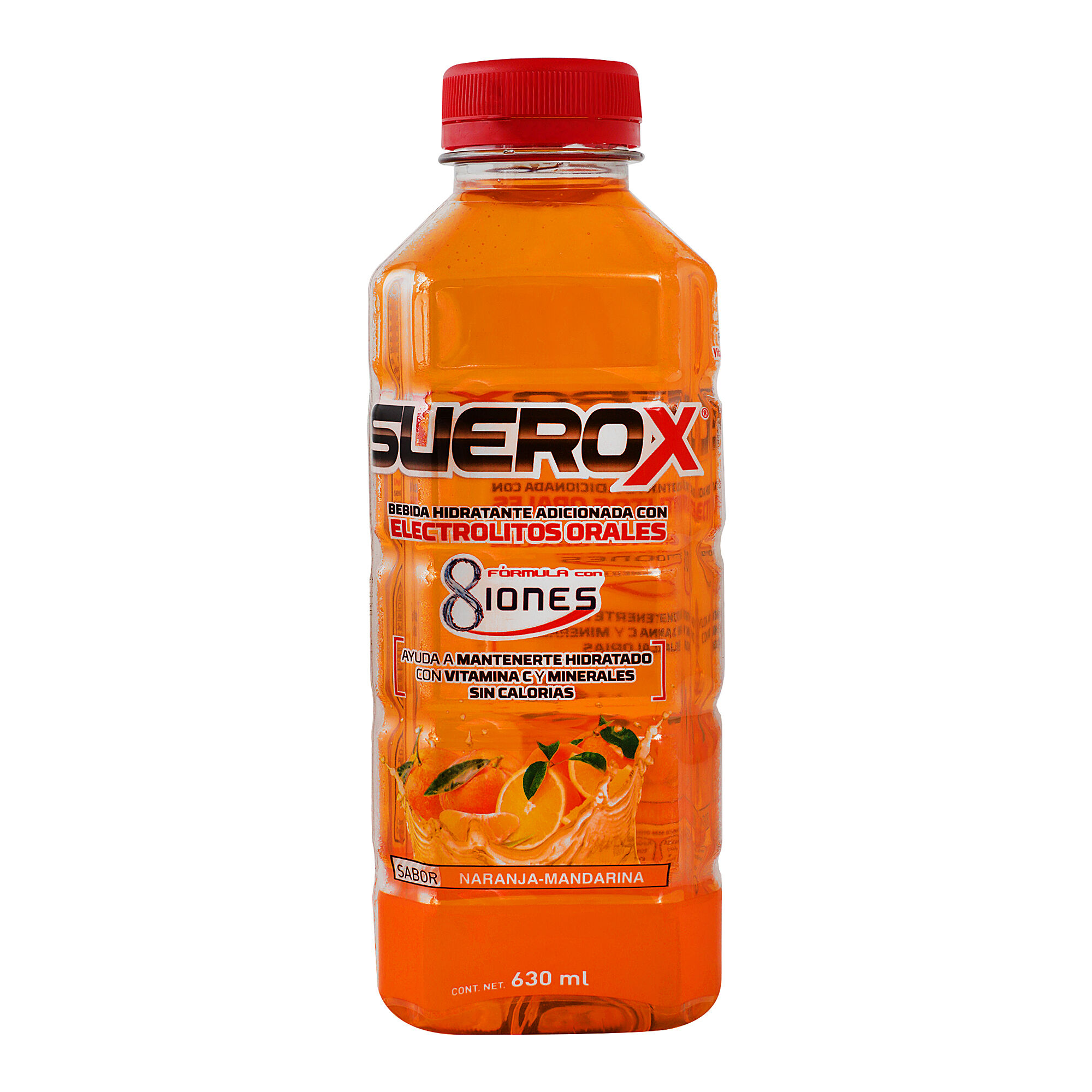 Naranja Mandarina 8iones Suerox 630.0 Ml