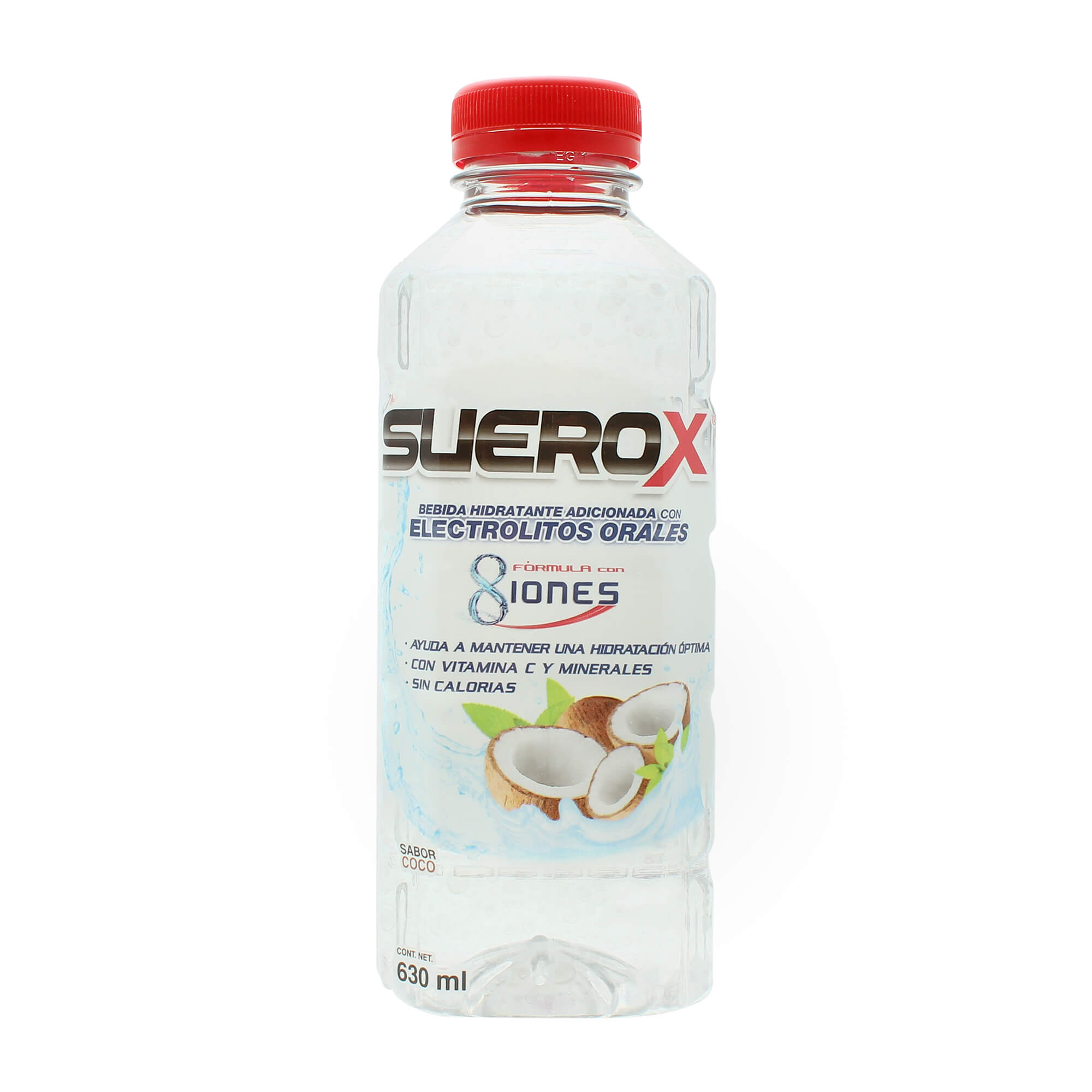 Suero Adulto 8iones Sabor Coco Suerox 630.0 Ml