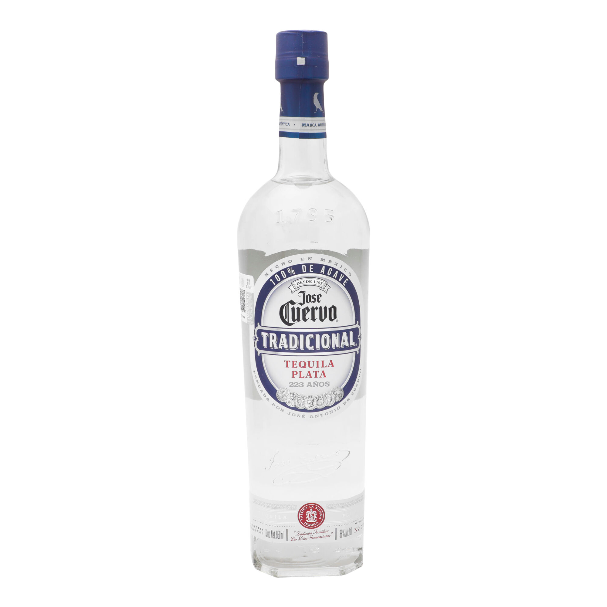 Tequila Tradicional Plata Cuervo 950.0 Ml
