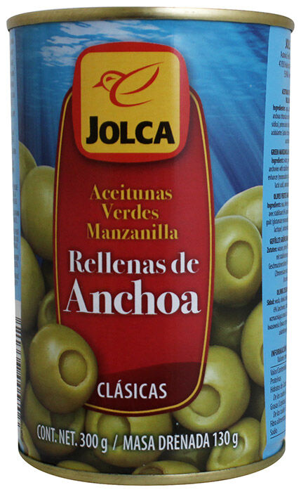 Aceituna Rell Anchoa Jolca 300.0 Gr