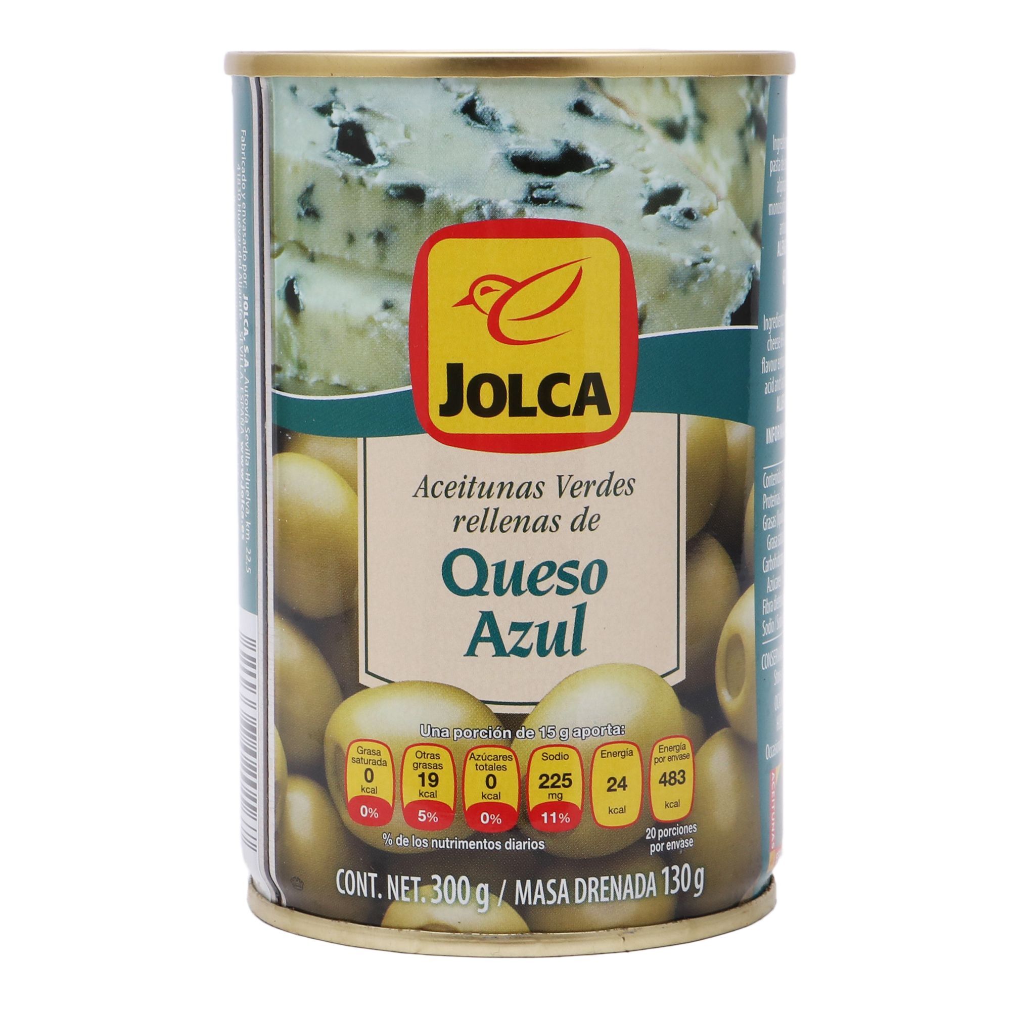 Aceituna Rell Queso Jolca 300.0 Gr