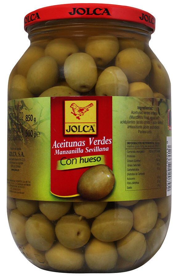 Aceituna Manz Entera Jolca 850.0 Gr