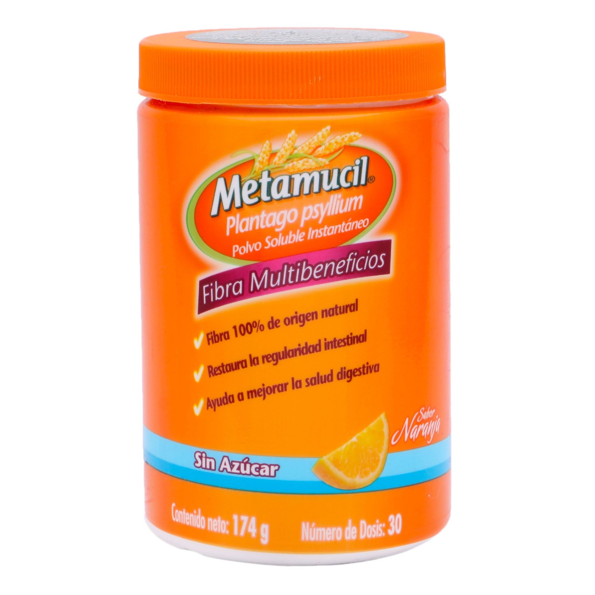 Laxante Naranja Metamucil 174.0 Gr