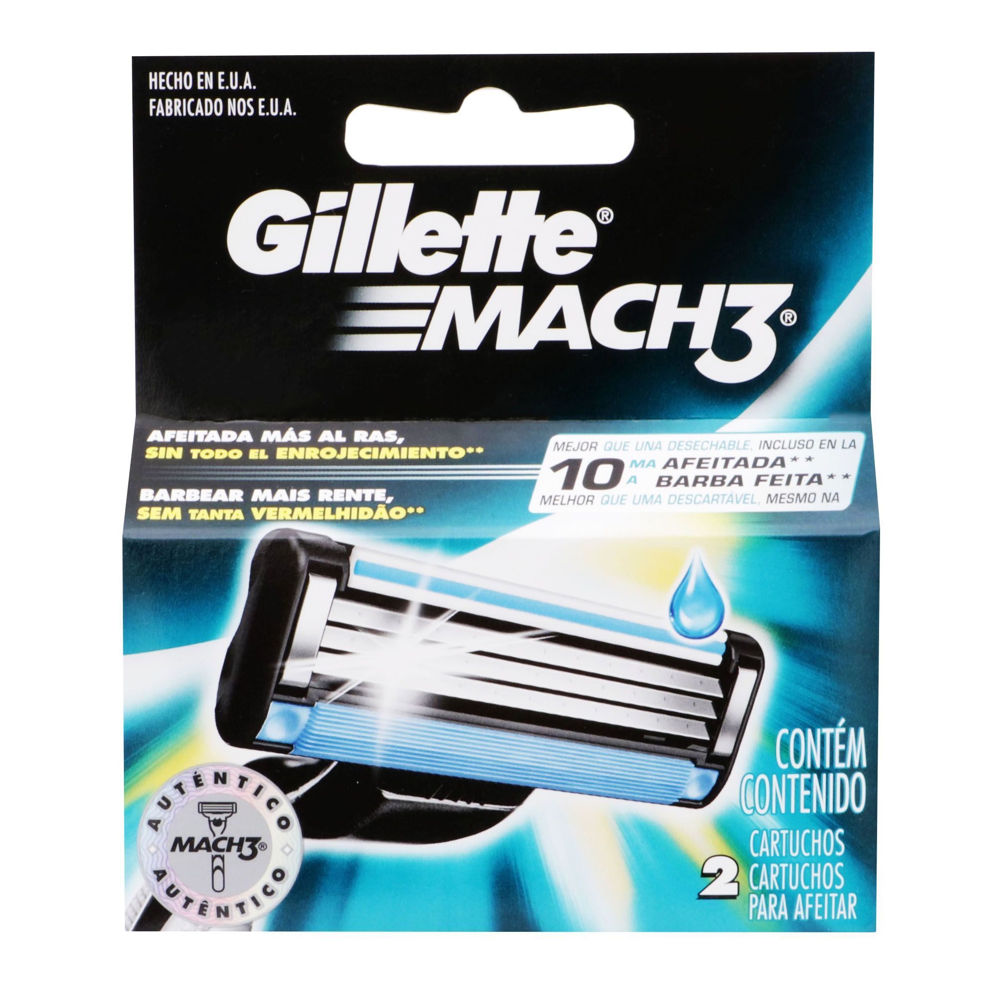 Cartucho Mach 3 Gillette 2.0 Pza