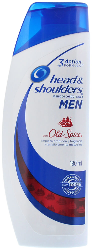 Shampoo Con Old Spice Head&shoul 180.0 Ml