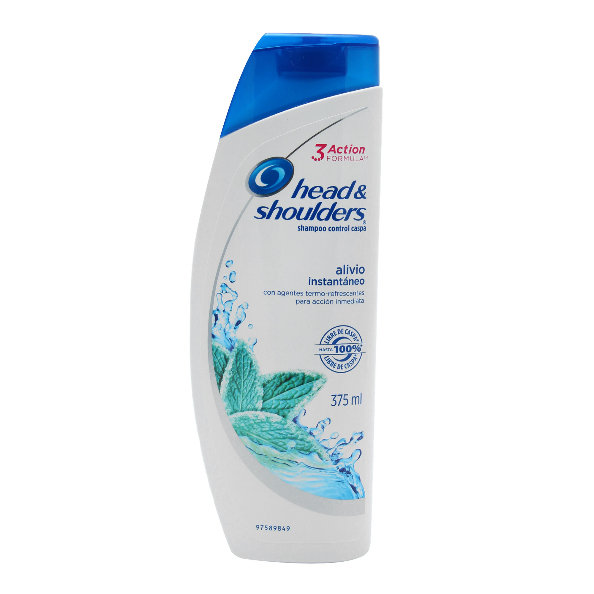 Shampoo Alivio Refrescante Head&shoul 375.0 Ml