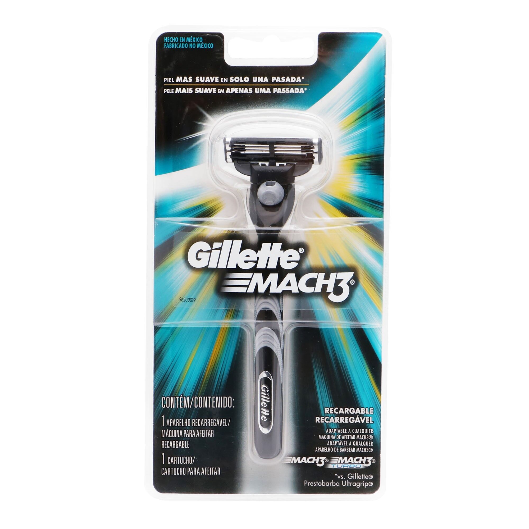Maquina Mach3 Base Gillette 1.0 Pza