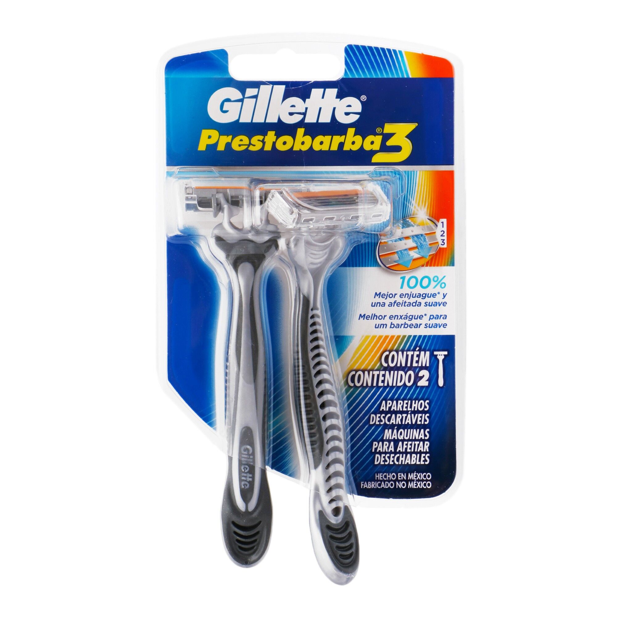 Rastrillo Desech Prestobarba 3 Gillette 2.0 Pza