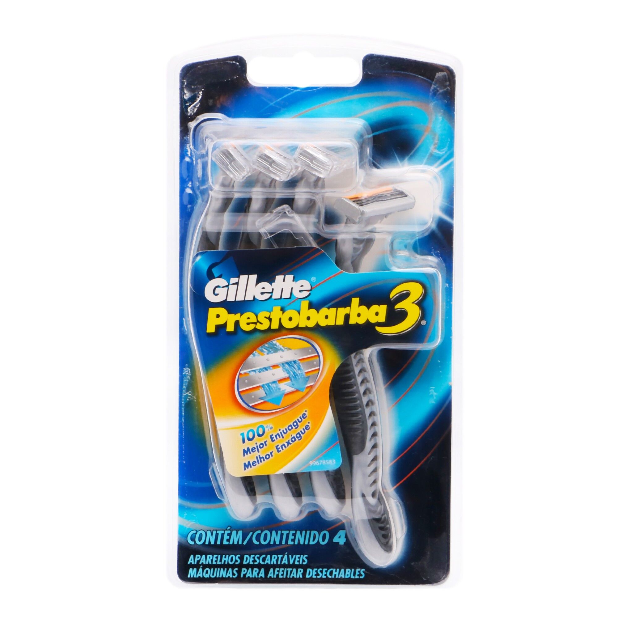 Rastrillo Desech Prestobarba 3 Gillette 4.0 Pza