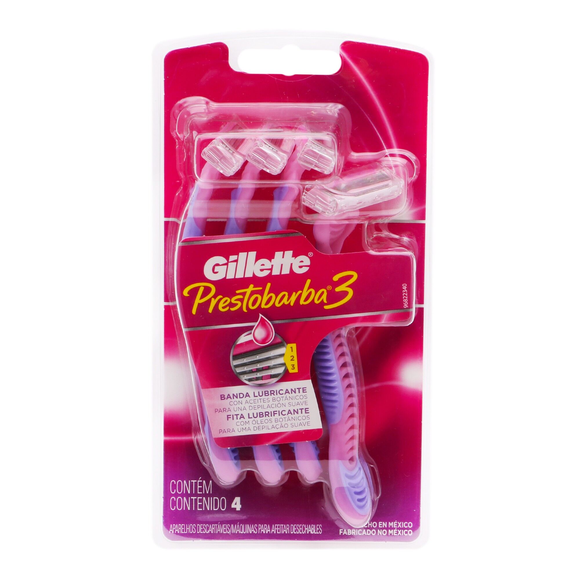 Rastrillo Desech Prestobarba 3 Mujer Gillette 4.0 Pz