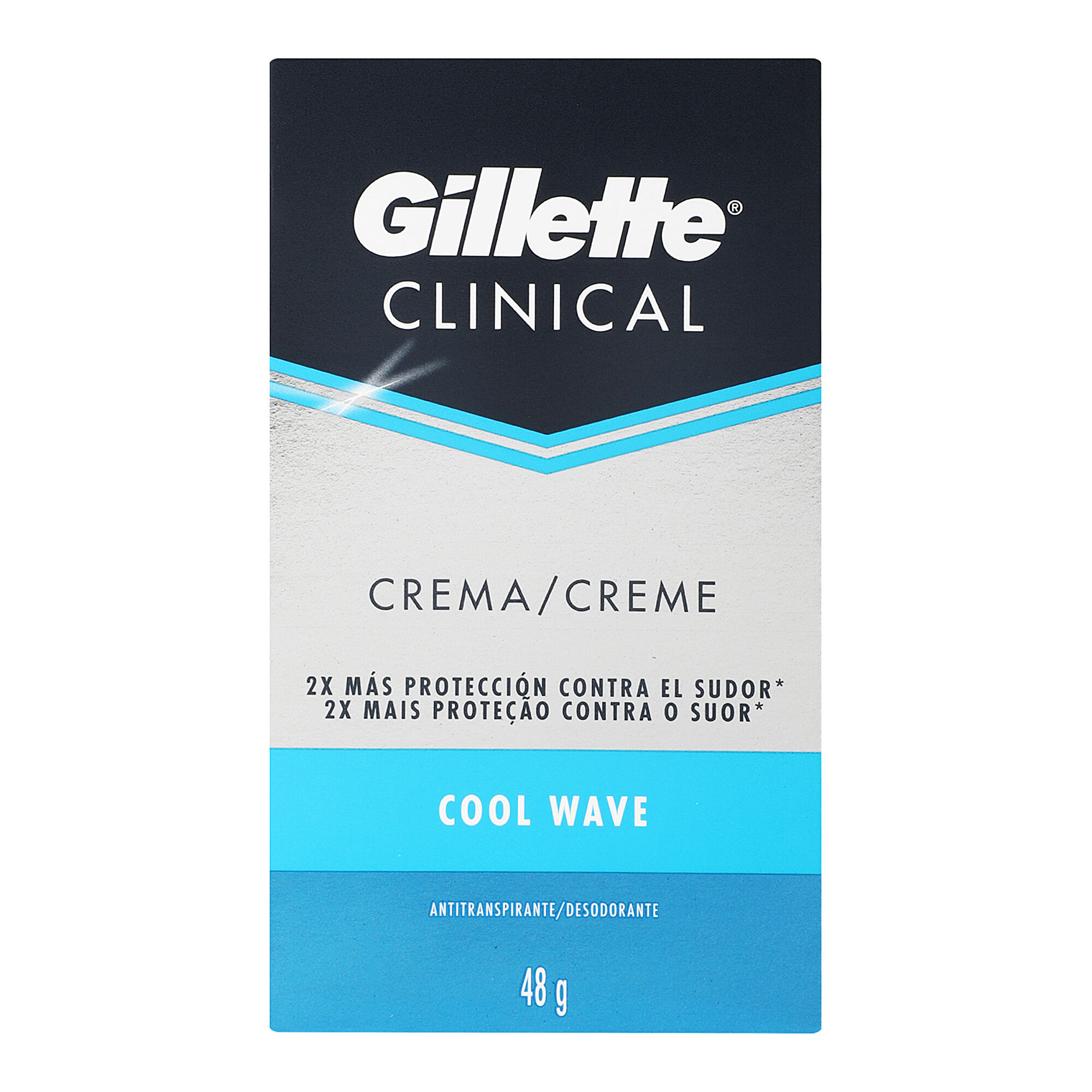Deo Barra Clin Advsol Cool Wave Gillette 48.0 Gr