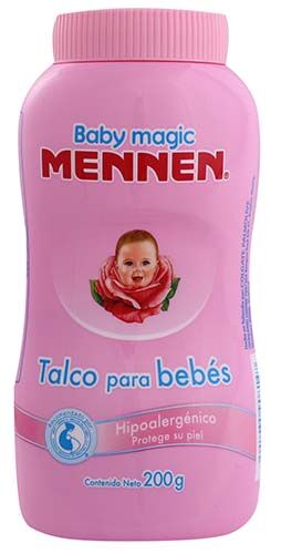 Talco P/bebe Rosa Grande Mennen 200.0 Gr