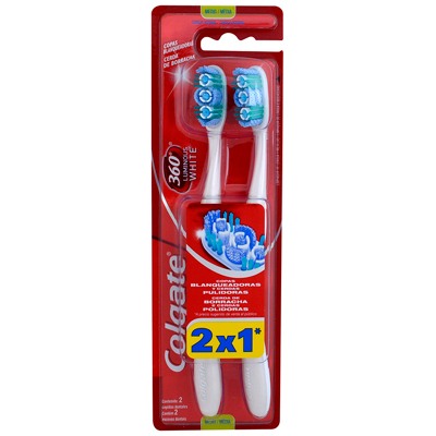 Cepillo Dental 360 2x1 Lumin Colgate 2.0 Pza