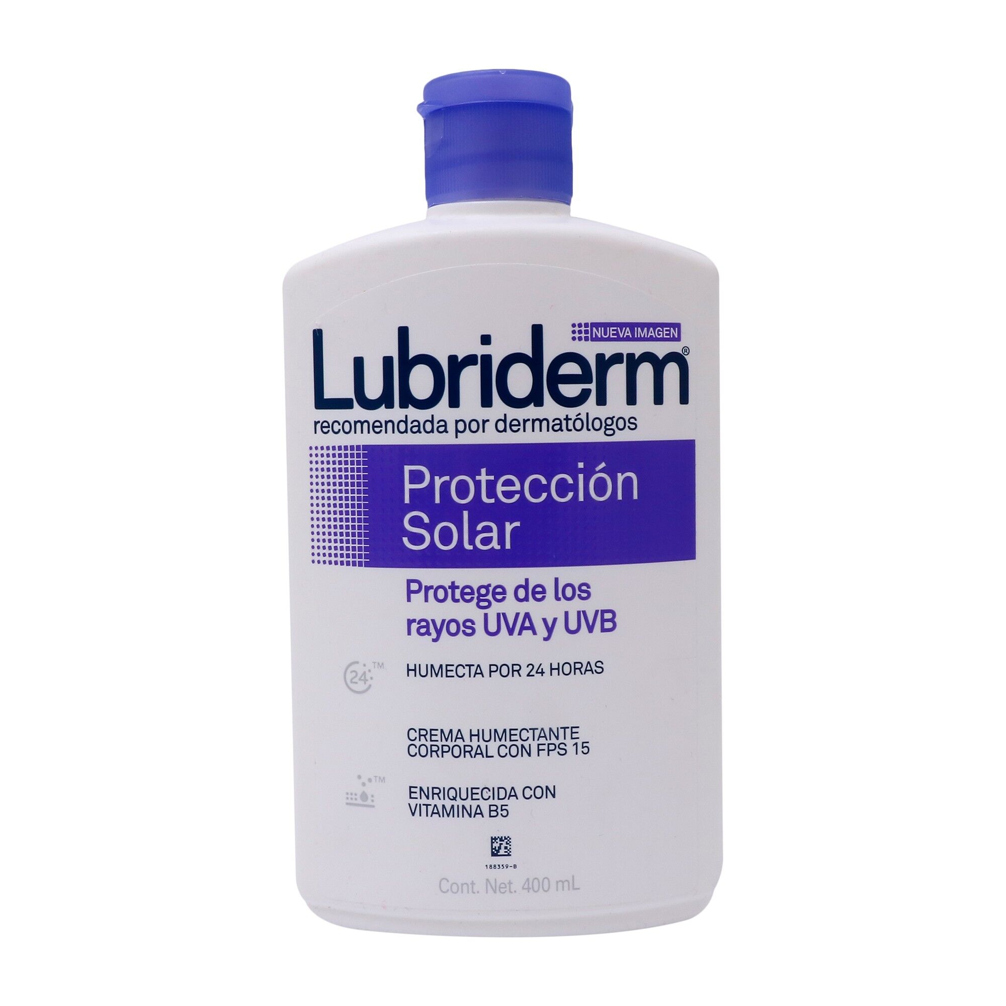 Crema Corporal Protec Solar Fps 15 Lubriderm 400.0 Ml