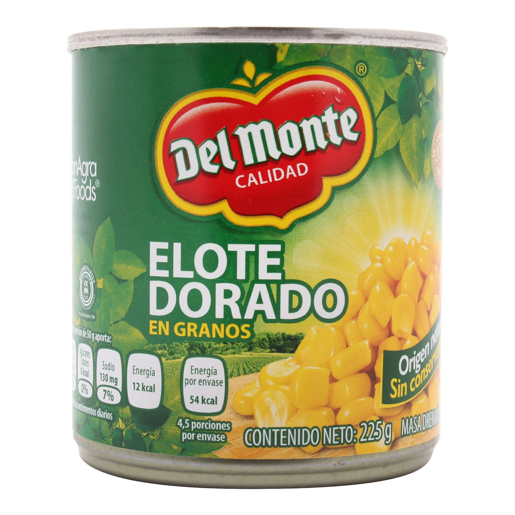 Elote Dorado Entero Del Monte 225 0 Gr