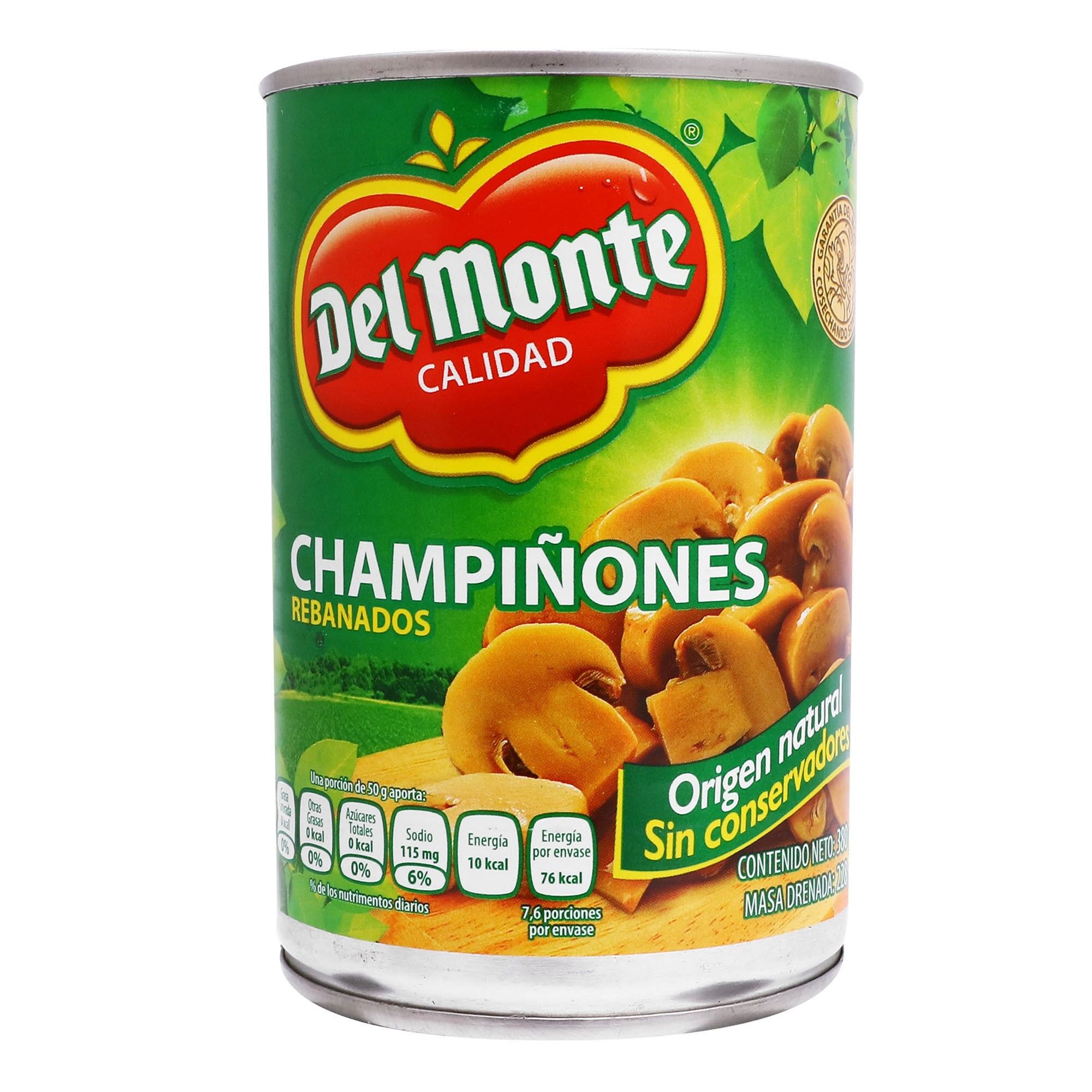 Champinon Rebanado Cosecha Fresca Del Monte 380.0 Gr