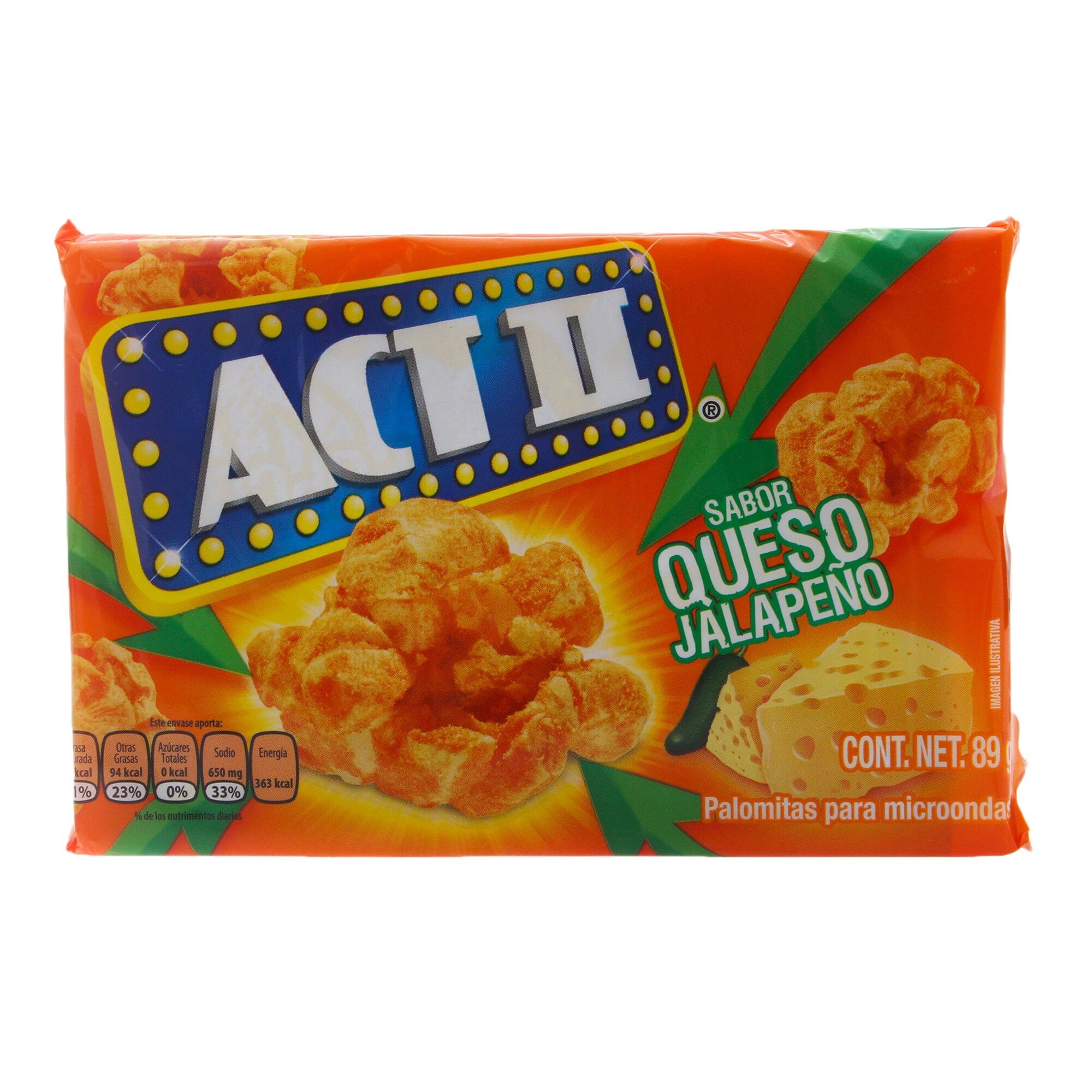 Palomitas Jalapeño Act Ii 89.0 Gr