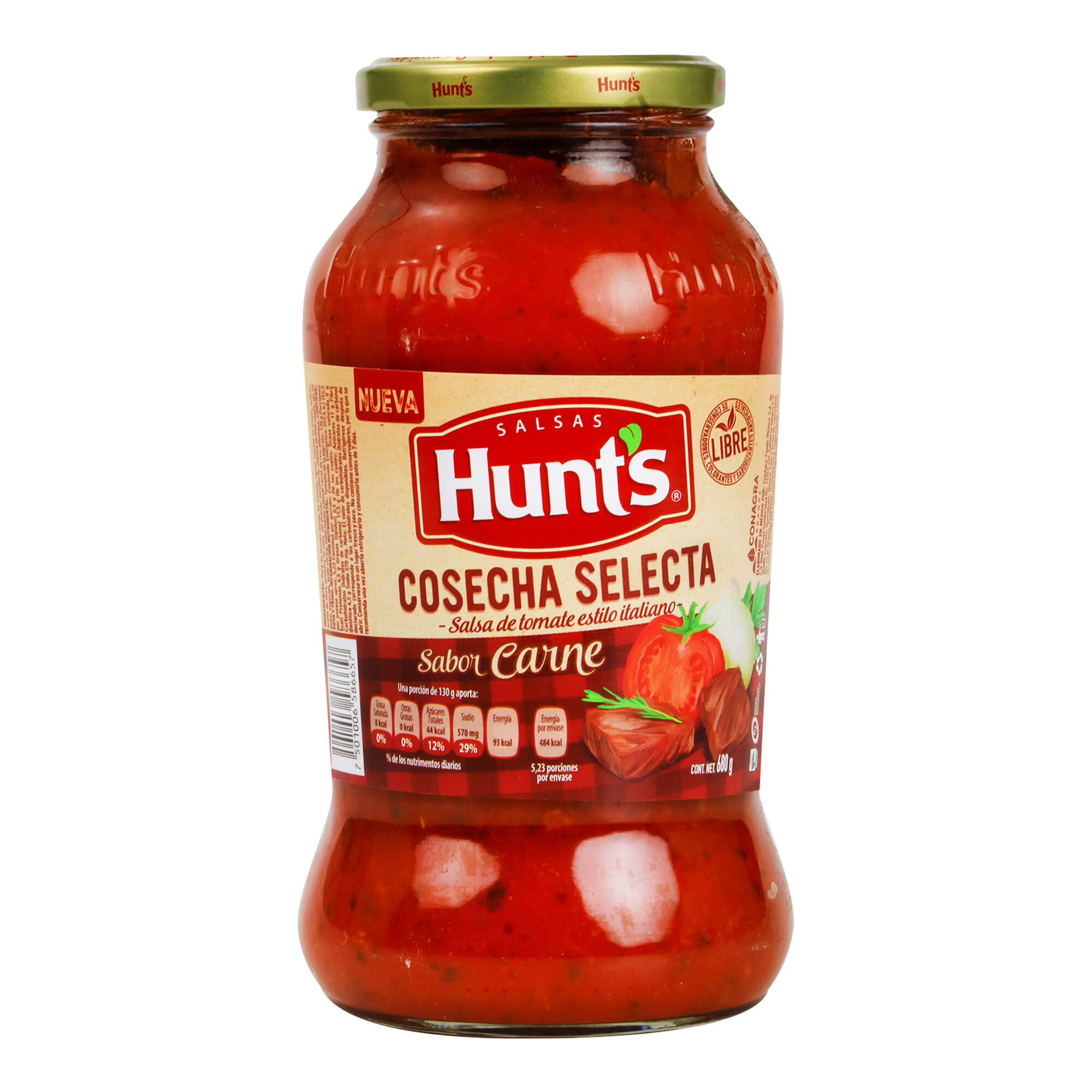 Salsa Tomate Carne Hunts 680.0 Gr