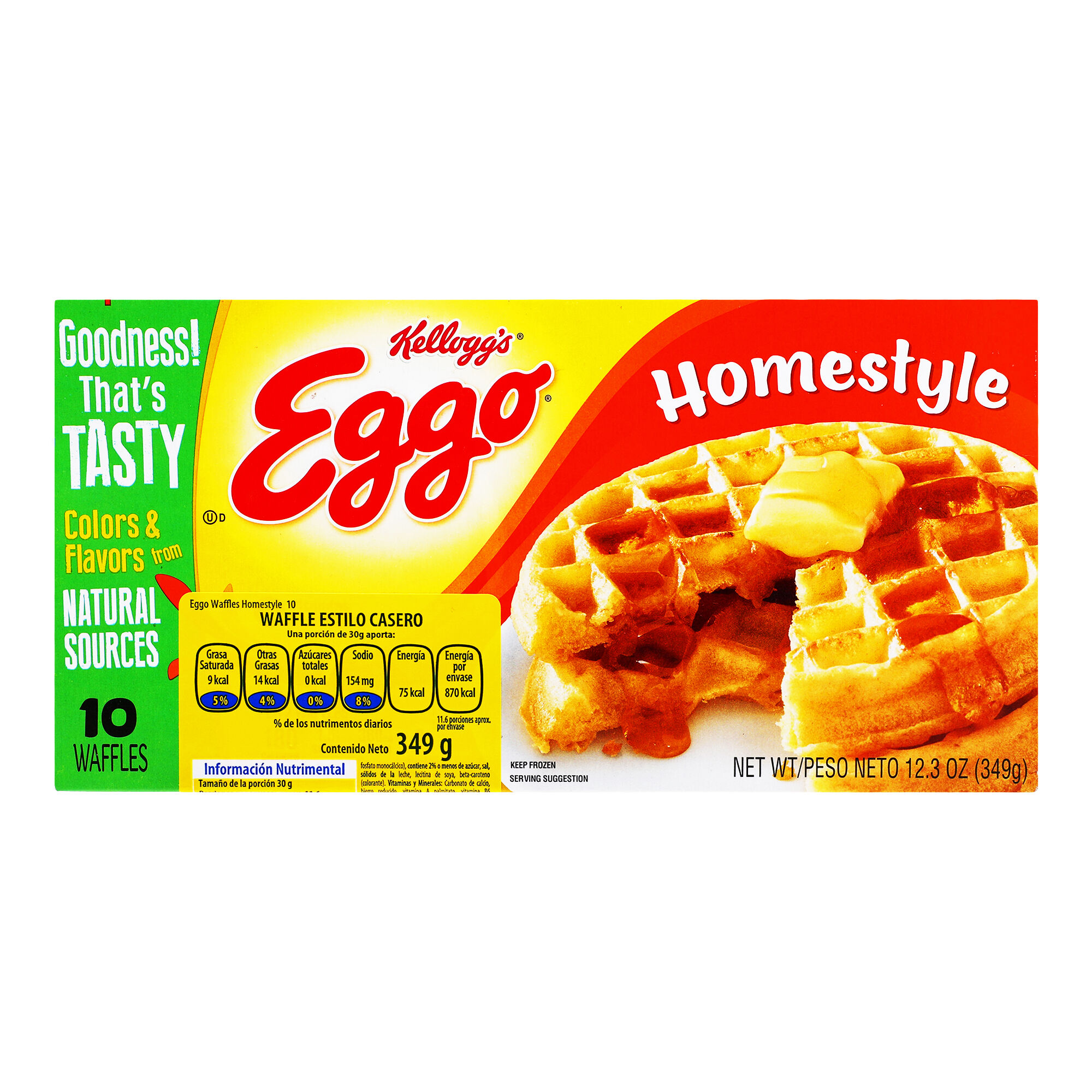 Waffle Homestyle Eggo 349.0 Gr