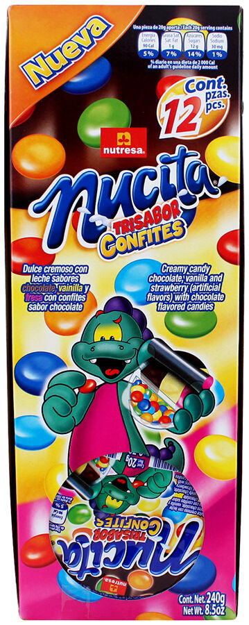 Chocolates Trisabor Confites Nucita 20.0 Gr
