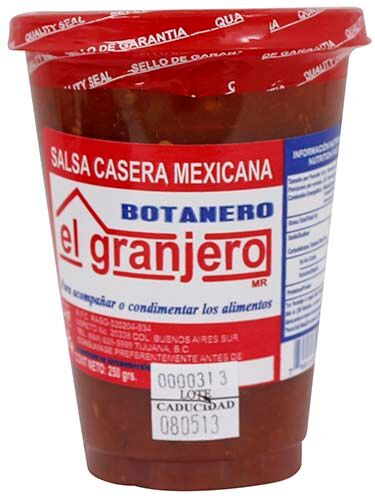 Salsa Casera Mexicana El Granjero 250.0 Gr