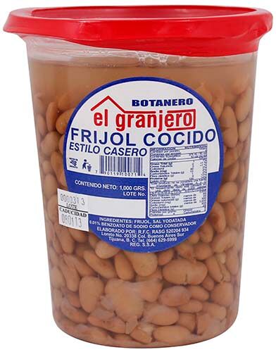 Frijoles Cocidos El Granjero 1.0 Kg