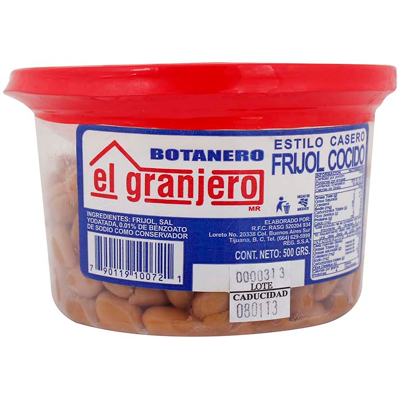 Frijoles Cocidos El Granjero 500.0 Gr