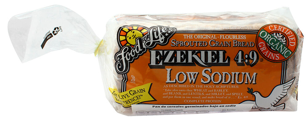 Low Sodium Sprouted Whole Grain Bread Food For Life 24 0