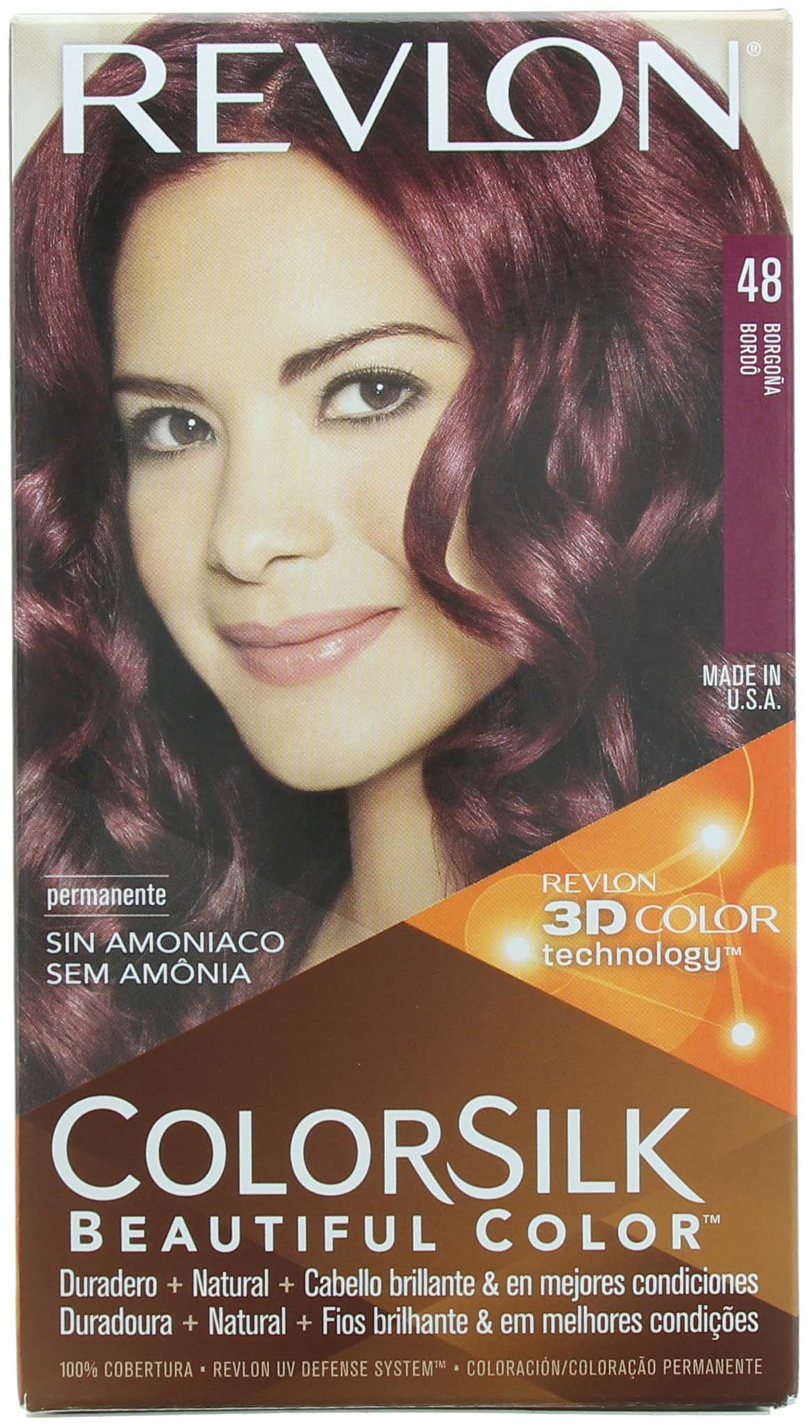 Tinte Cabello Borgoña 48/4b Color Silk 1.0 Pza