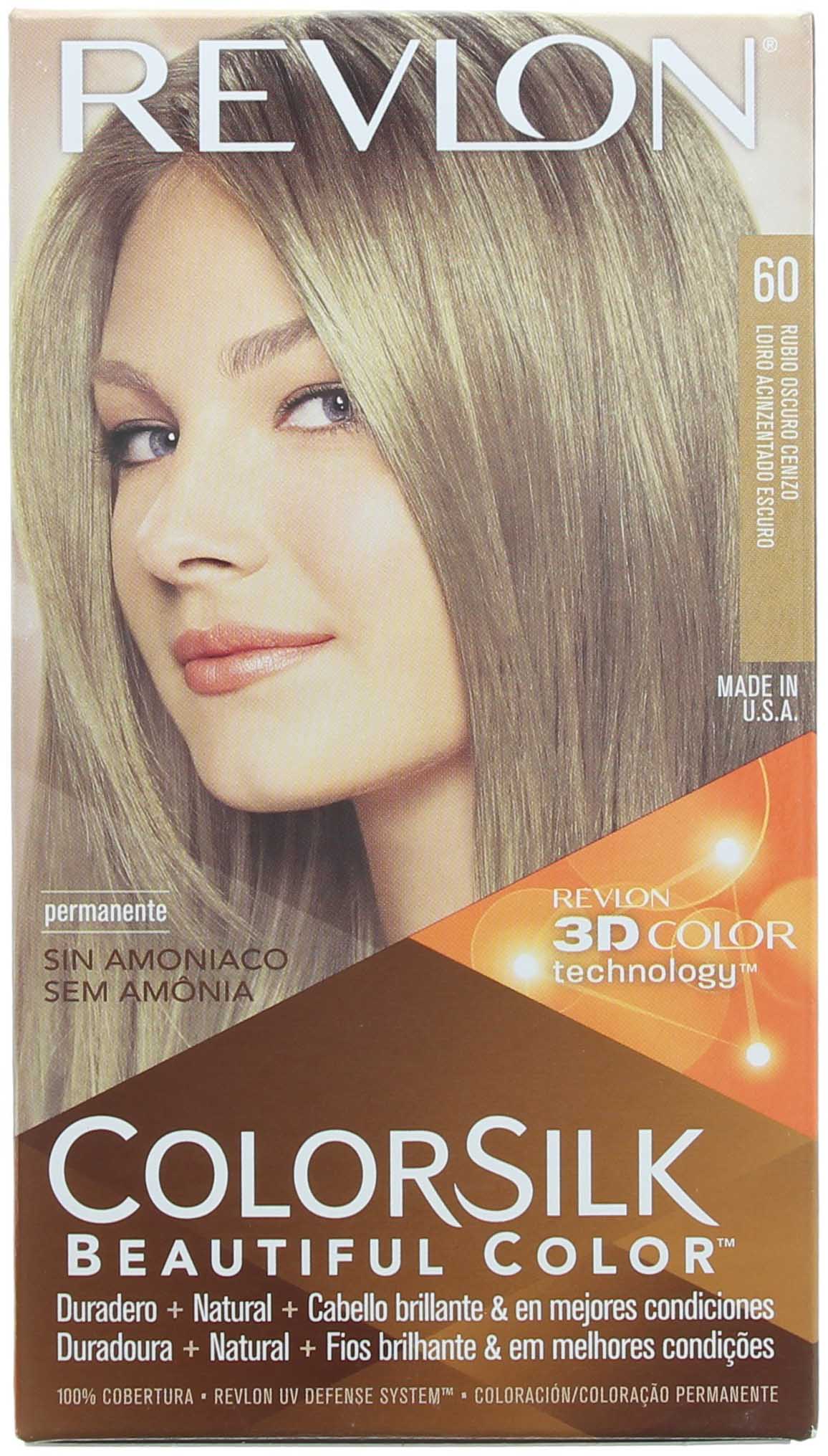 Tinte Cabello Rubio Oscuro #60 Color Silk 1.0 Pza