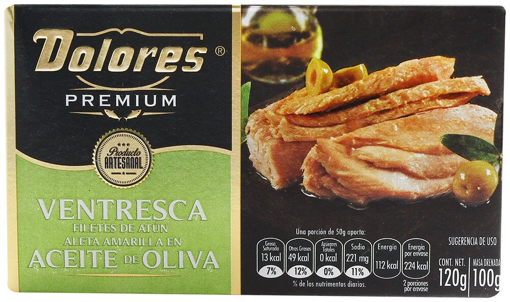 Ventresca De Atun Dolores Premium 120.0 Gr