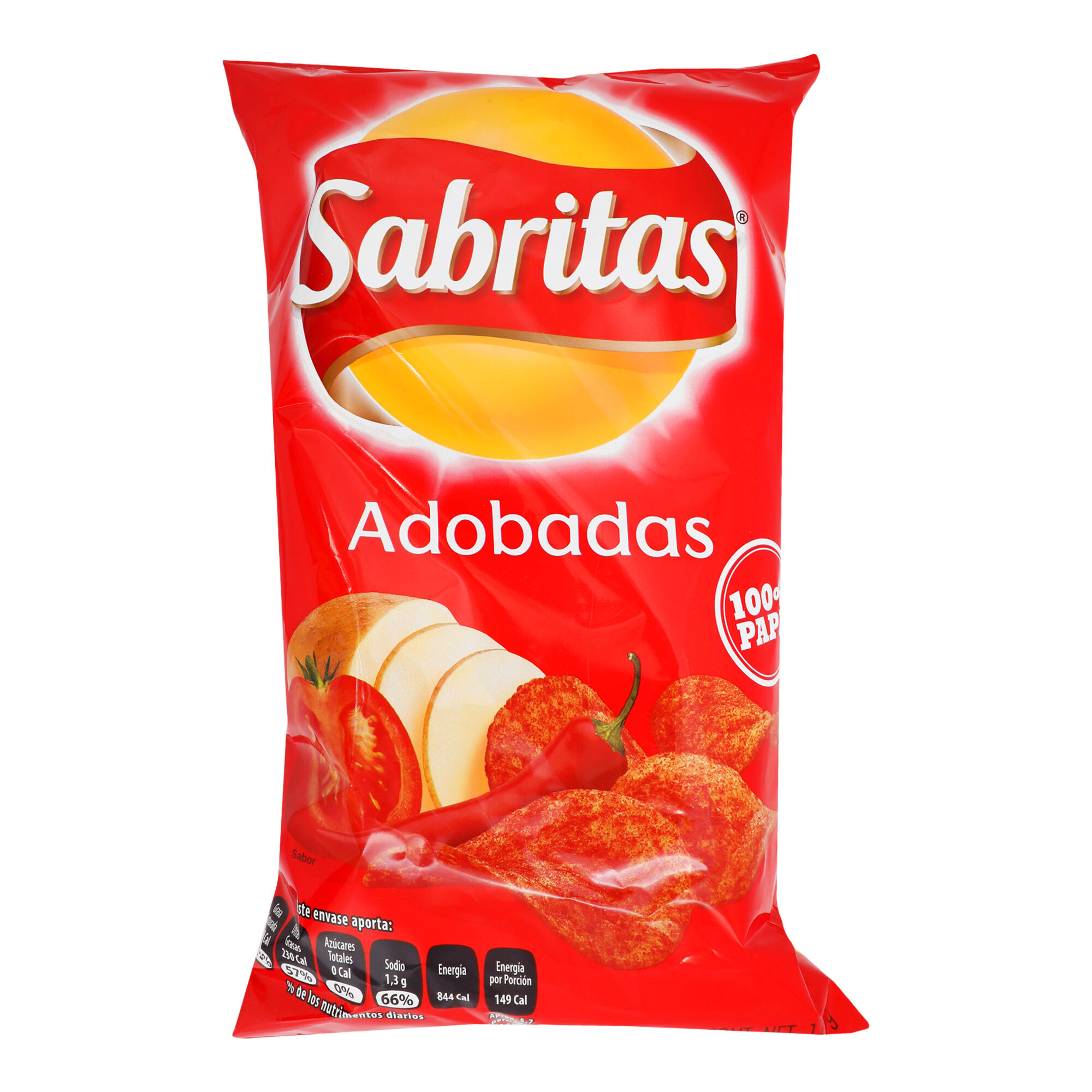 Papas Adobadas Sabritas 160.0 Gr