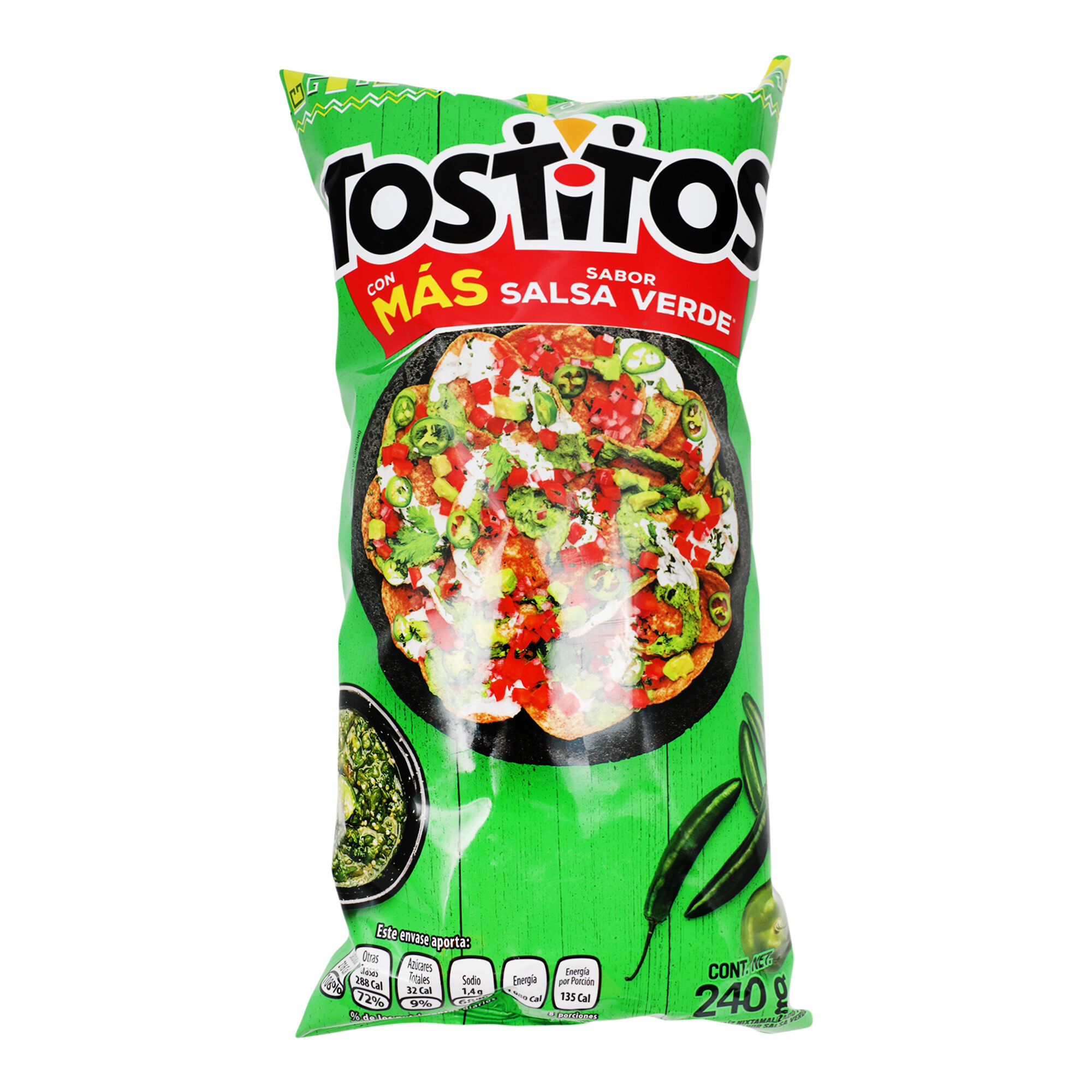 Tostitos Salsa Verde Sabritas 240.0 Gr