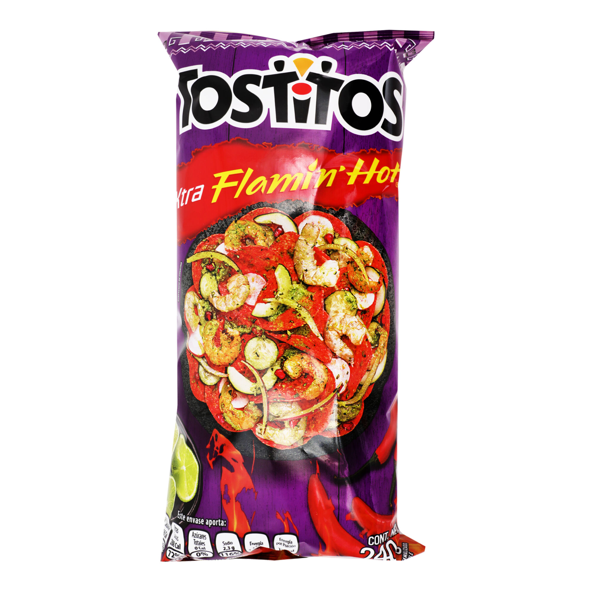 Tostitos Flamin Hot Sabritas 240.0 Gr