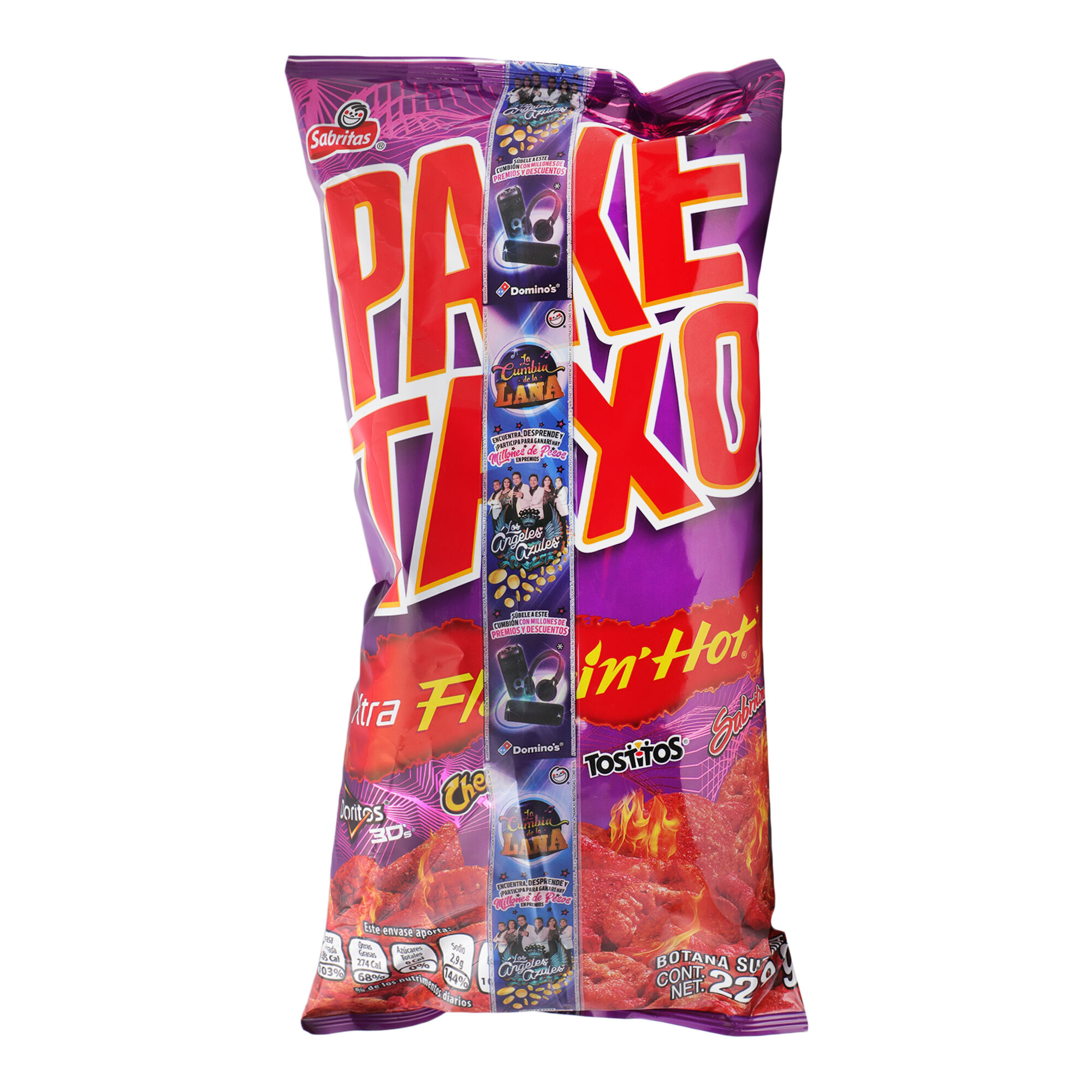 Paketaxo Xtra Flamin Hot Sabritas 228.0 Gr