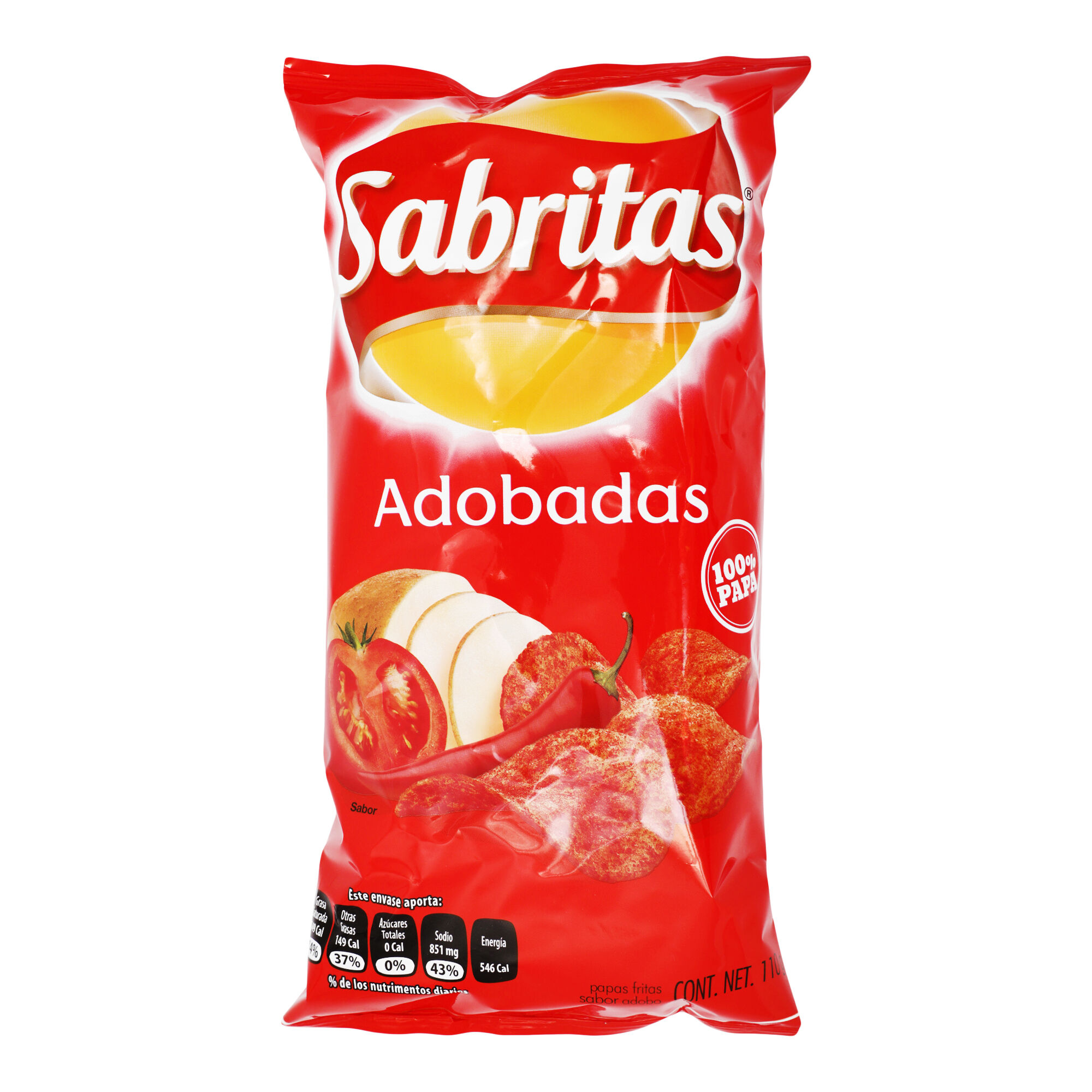 Papas Adobadas Sabritas 105.0 Gr
