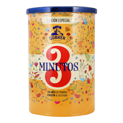 Avena 3 Minutos Quaker 400.0 Gr