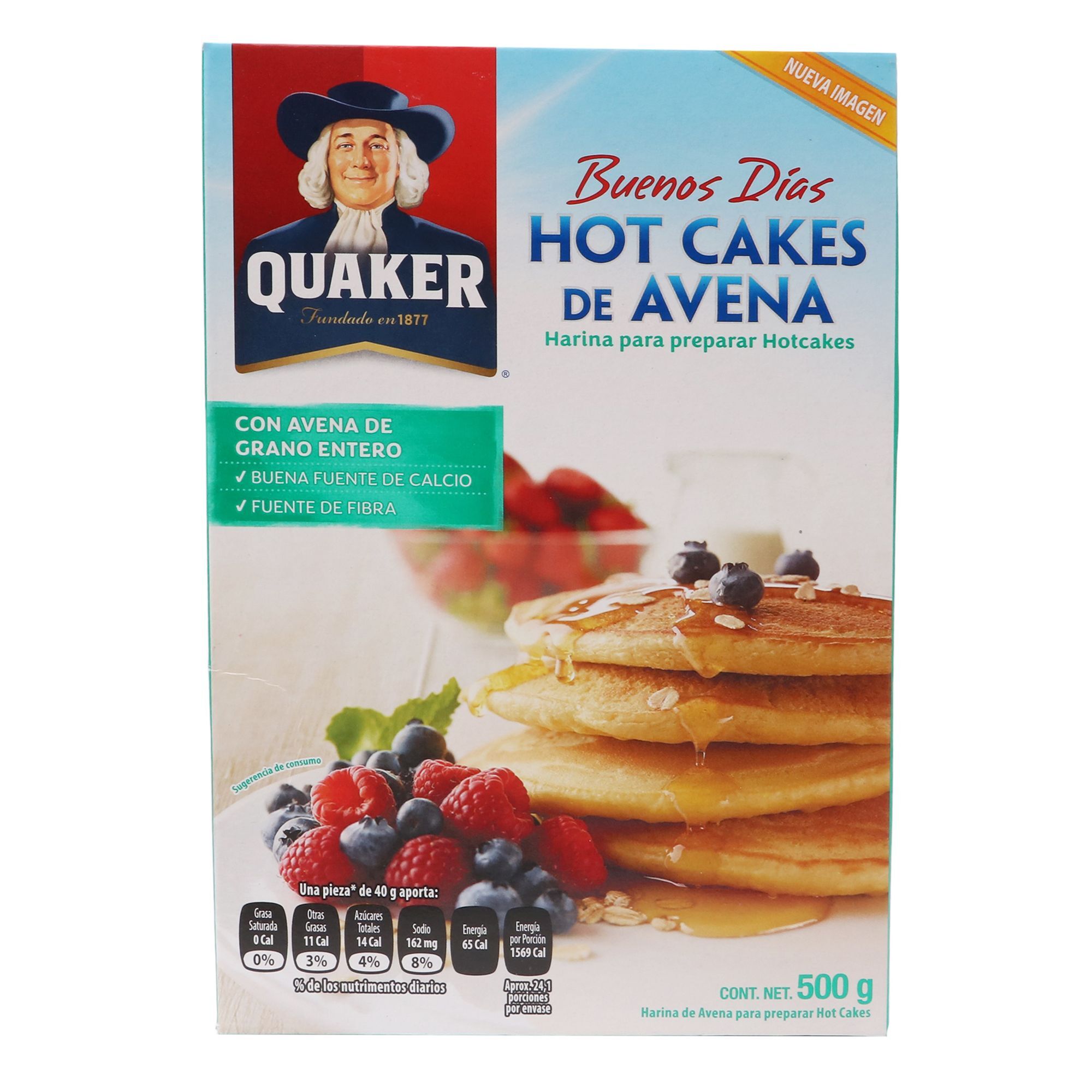 Harina Hot Cakes Avena Quaker 500.0 Gr