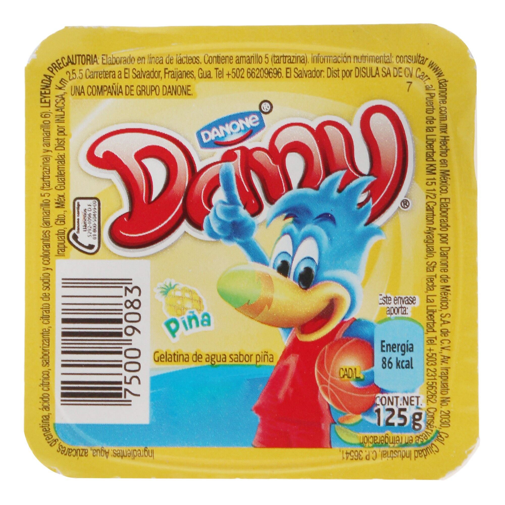 Gelatina Pina Danone 125 Gr