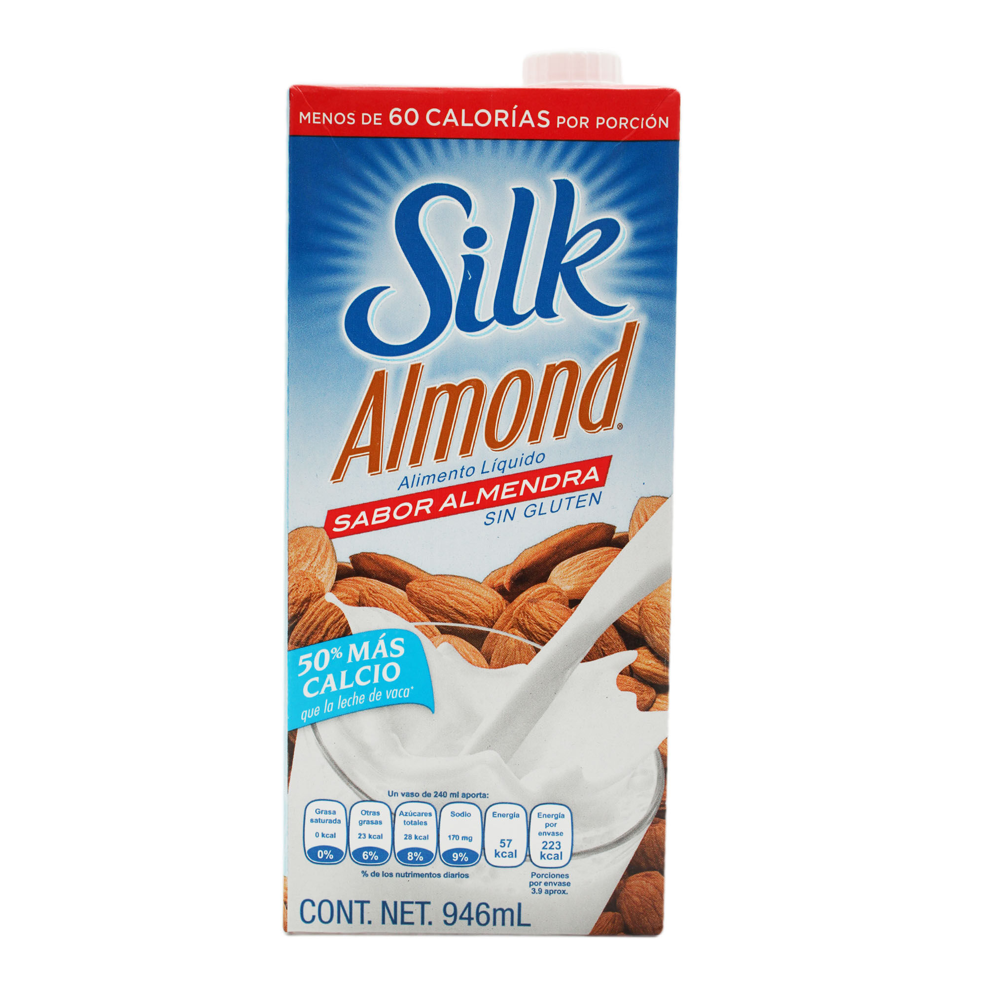 Silk Bebida Vegetal Sabor Almendra 946ml
