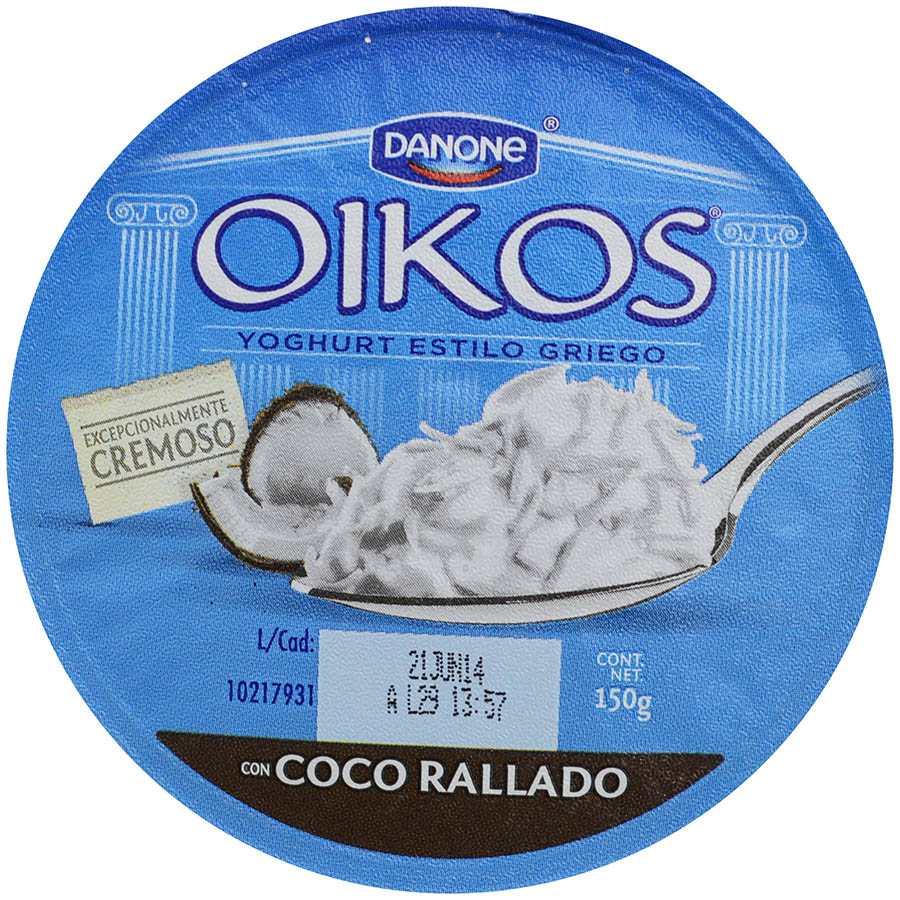Yoghurt Coco Rallado Oikos 150.0 Gr