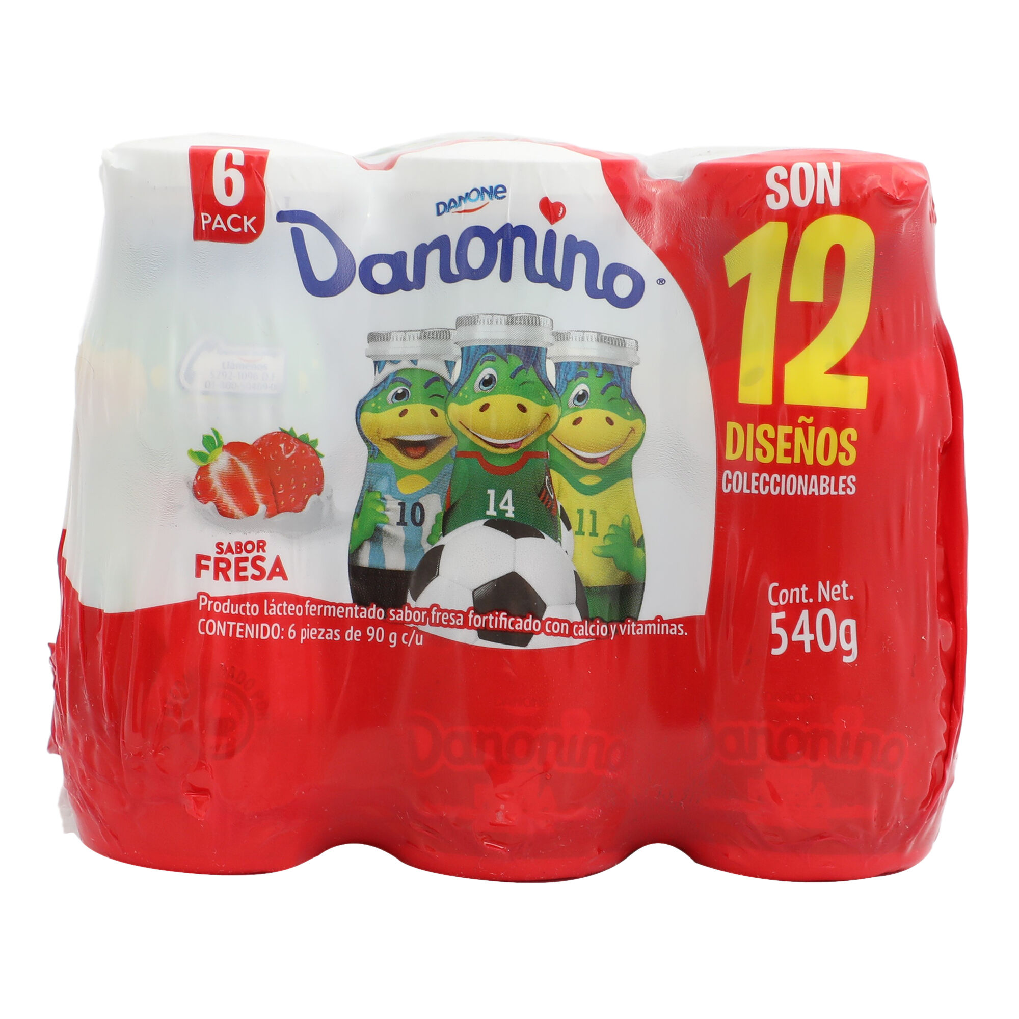 Yoghurt Bebible Fresa Danonino 6.0 Pack