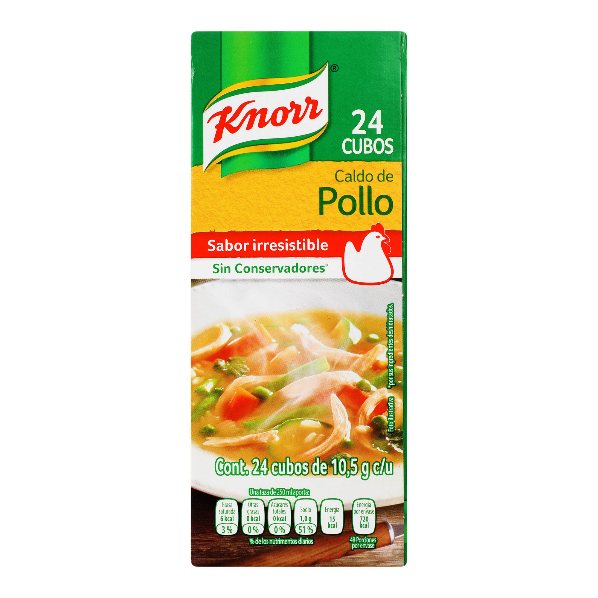 Caldo Pollo Knorr 24.0 Pza