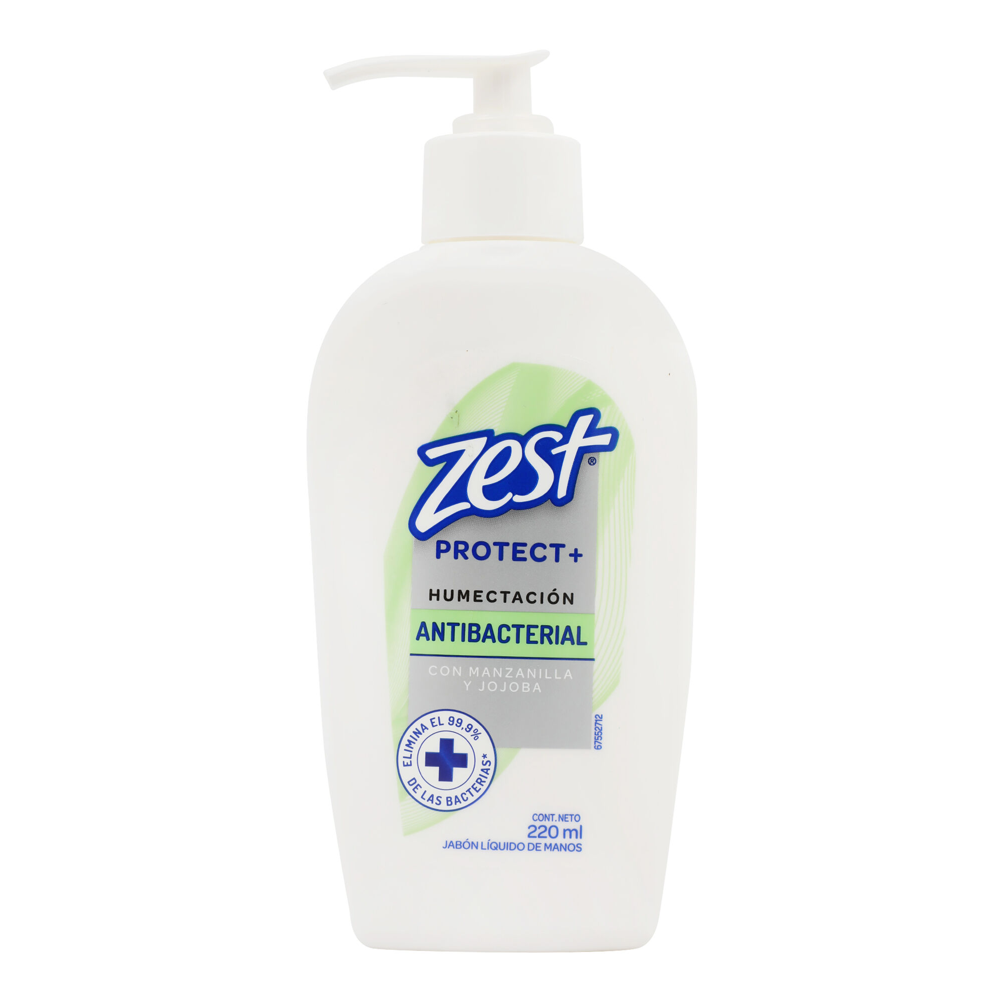 Jabon Liquido P/manos Humectante Zest 220.0 Ml